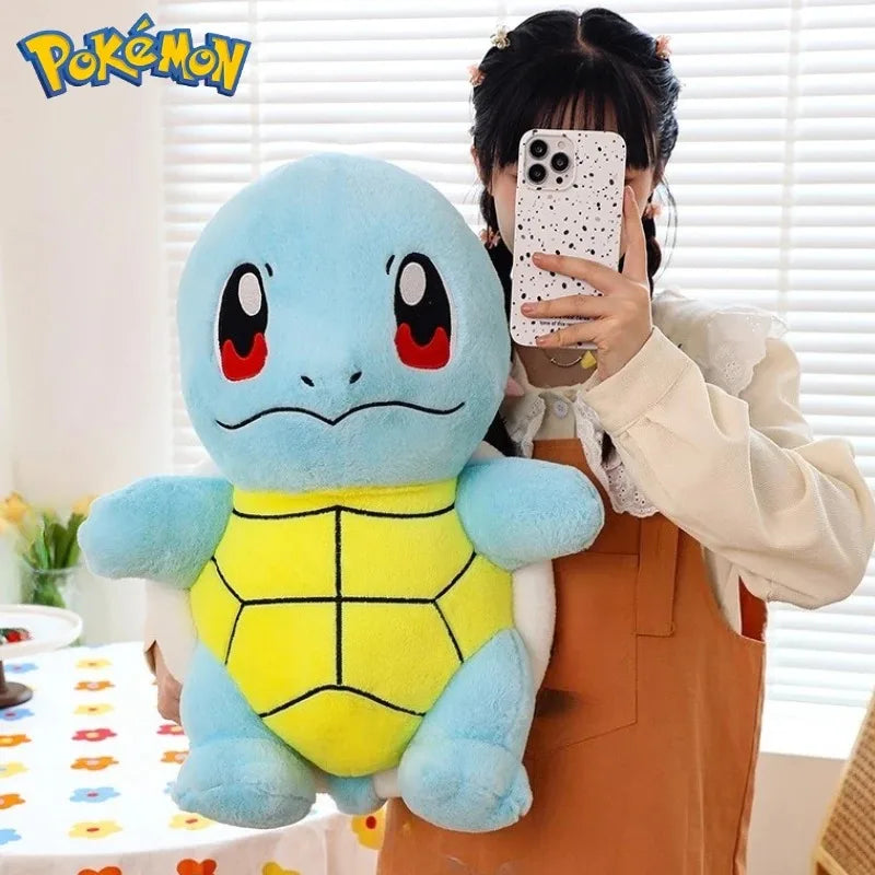 35-60CM Big Size Pokemon Charmander Plushies Squirtle Cartoon Anime Peluche Ornament Comfortable Soft Doll Children Toy Gift