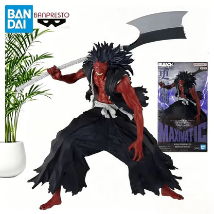 Bandai Bleach MAXIMATIC Zaraki Kenpachi Figure Banpresto Original Anime Model 24cm Collectible Decoration Toy Gift AS