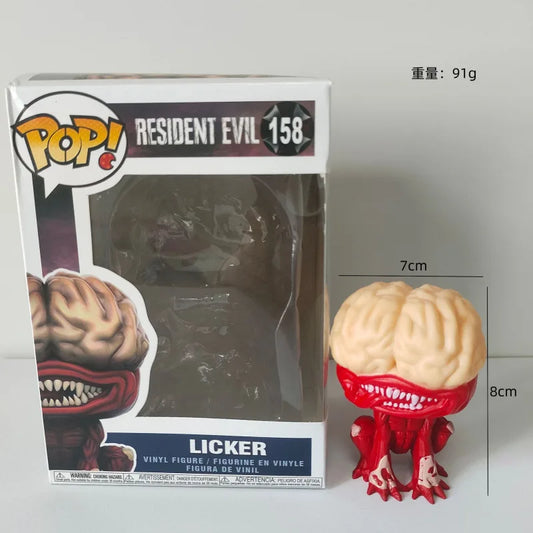 Hot Funko Pop Resident Evil Vinyl Figures Leon Jill Nemesis Licker Tyrant Hunter Collectible Desktop Decor Gift