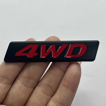 3D Metal Car Sticker Logo AWD 4WD LIMITED Trunk Tail Badge Emblem Metal Alloy Material, Scratch Resistant, Portable Installation