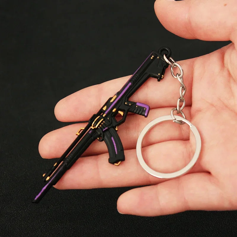 Valorant Melee Reaver 2.0 Karambit Knife Metal M4 Game Peripheral Samurai Sword Alloy Model Keychain Pendant Gifts Toys