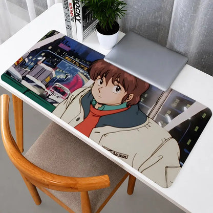 Patlabor Noa Izumi Mouse Pad Mouse Pad Anti-Slip Rubber Base Extended Desk Mat For Gamers Office Computer Accessories