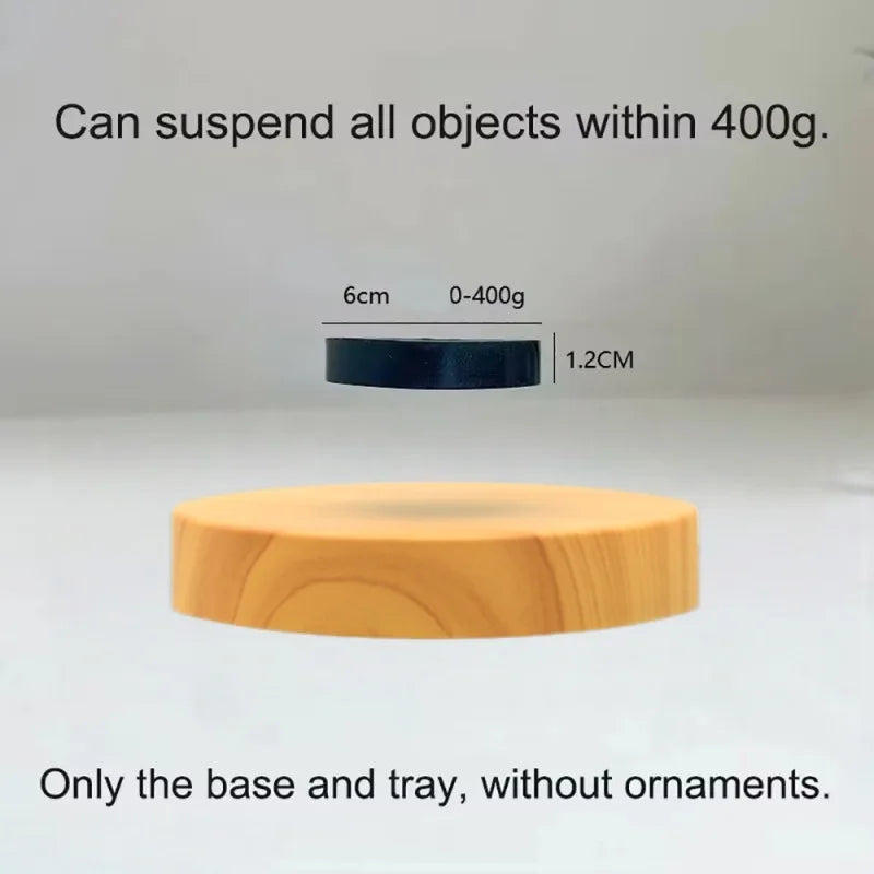 Levitating Display Stand Magnetic Floating Display with Stand for Toys Figures Miniatures Automatic Rotating Creative Gifts