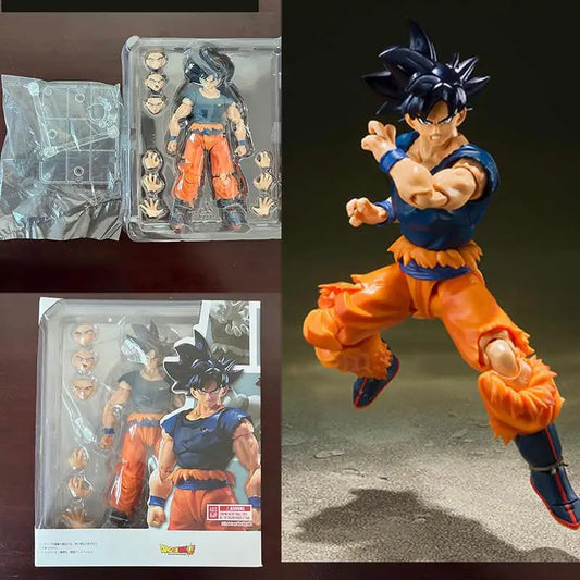 Dragon Ball Figures Super Son Goku Migatte No Goku Kizashi Action Figure Gbz Joint Movable Collection Doll Christmas Gift