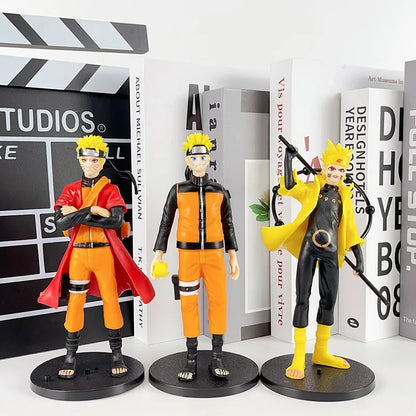 Anime Naruto Figure Uchiha Itachi Sasuke Kakashi Set PVC Action Figure Model Toy Gift Collection
