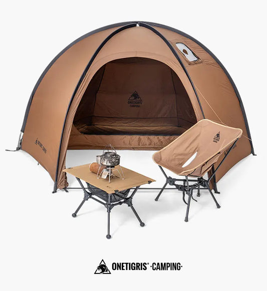 OneTigris Camping Coco Nest Solo Tent Chair Table Combo 4-Season Waterproof Stove Jacket Foldable Glamping Set Outdoor Gear