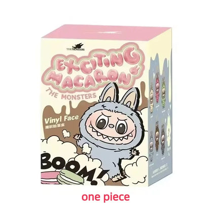 POP MART LABUBU The Monsters Exciting Macaron Artisanal Vinyl Doll Pendant Blind Box Collectible Gift
