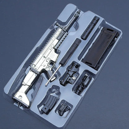 Game Kids Toys PUBG SKS AKM 98K Gun Ornaments Keychain Weapon Model Alloy Prop Decoration War Game Toy Crafts Collections Gift