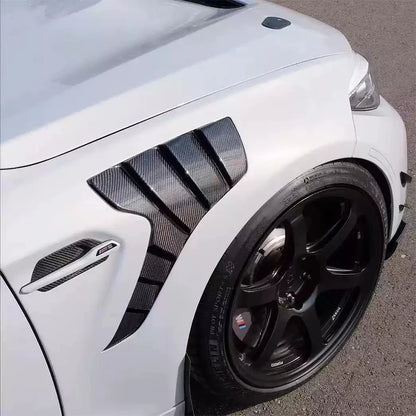 For BMW M2 F87 M2C 2014-2020 Carbon Fiber Fender Bumper Retrofit the Carbon fiber replacement Openings leaf plate automotive par