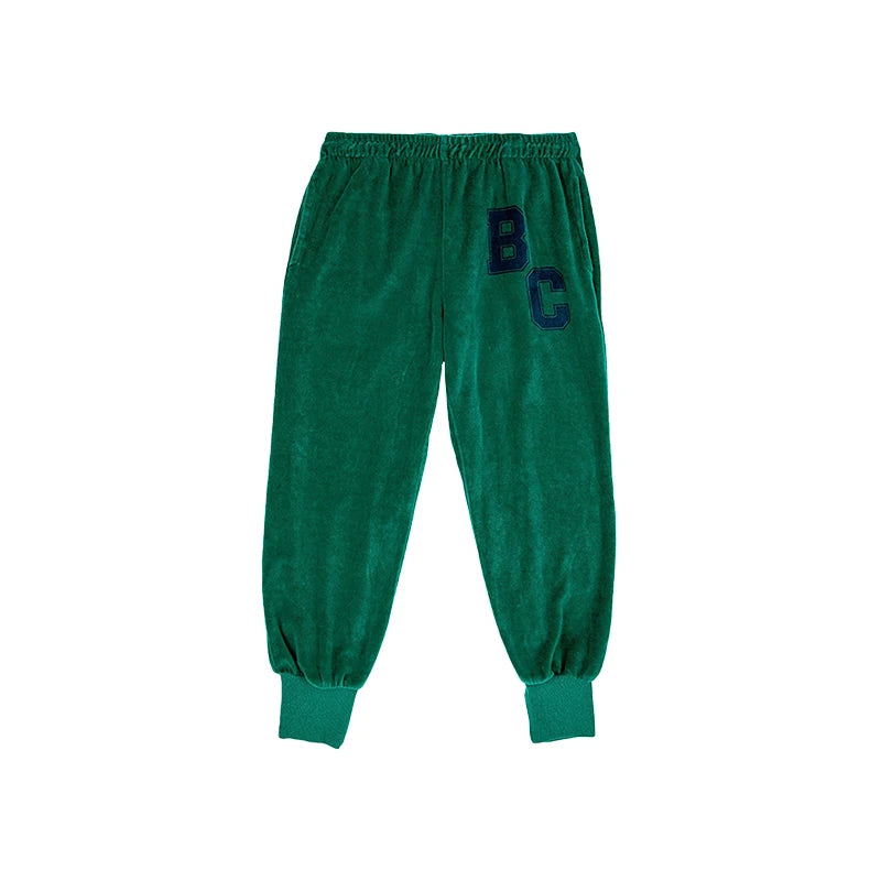 Autumn/Winter INS Korean Style Boys' and Girls' Cartoon Printed Underpants with Velvet Lace Up Guard Sports Children's Pants