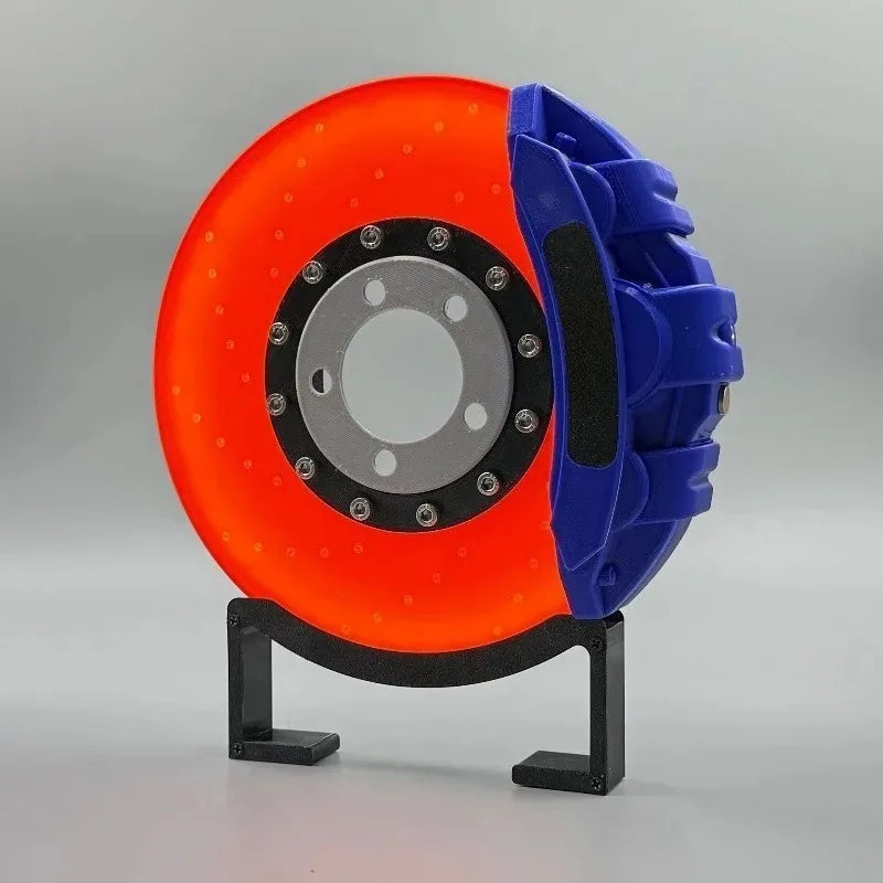 DIY Brake Disc LED Atmosphere Charging Desktop Wall-mounted Night Light Ornament