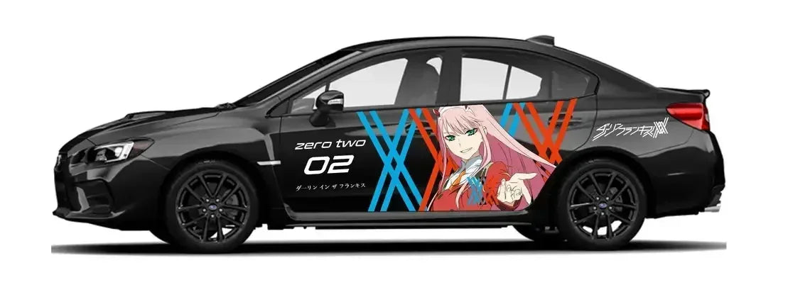 Japanese Car Painting Manga Decals Large Vehicle Graphics Sexy Anime Girl Car Stickers Manga Theme Side Car Stickers Anime Decal