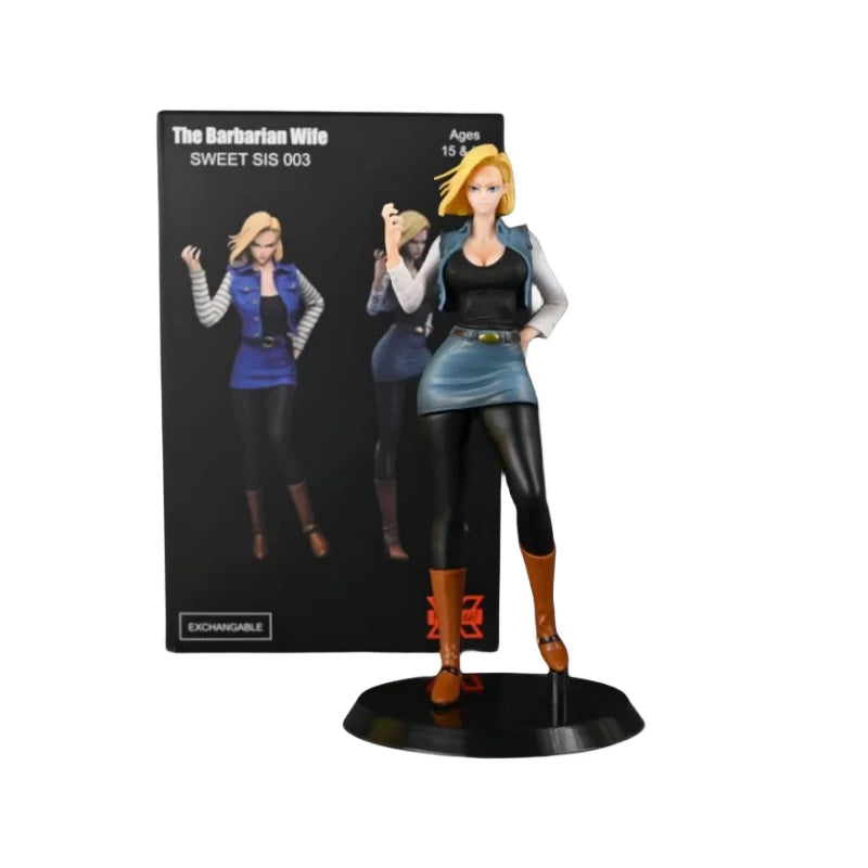 DBZ Anime Figurine Android Launch Bulma Camouflage Kawaii Sexy Bunny Girl VC Action Figures Model Collectible Toys