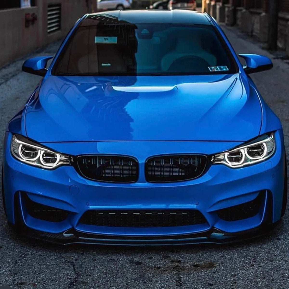 For BMW F80 M3 F82 F83 M4 2015-2020 Front Bumpe Lip Body Kit Lower Splitter Front Blade Guard Protector Cover Accessories Tuning