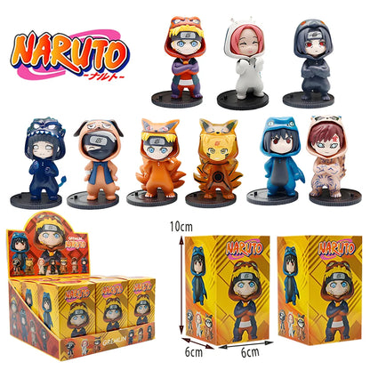 Naruto Blind Box GREMLIN Series Figure Model Sasuke Ornament Toy PVC Collection Gift Decorative Desktop Decoration Gifts