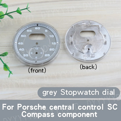 1pcs Dial Clock Gauge Chrono For Porsche 911 Carrera 2013-2019 997 958 Panamera 970 Cayenne Boxster Macan 718 982 Stopwatch