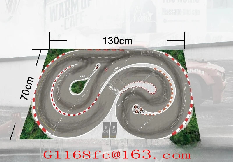 Drift Track Map Professional Simulation NEZ 1/64 1/76 Track