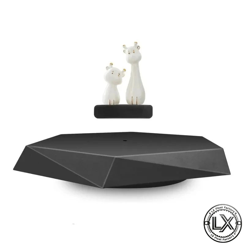 Levitating Display Stand Magnetic Floating Display with Stand for Toys Figures Miniatures Automatic Rotating Creative Gifts