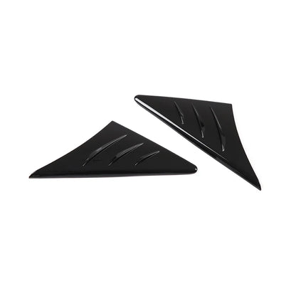 2Pcs Carbon Look Side Mirror Triangle Wind Deflector For Toyota Supra 2019-2025 A90 A91 Rearview Mirror Trim Cover ABS