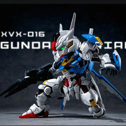 Q Version Multi-Articulated Assembly Model Kit Pre-Colored 3D Figure Hand Build Ornament Desktop Static Collectible Assembly