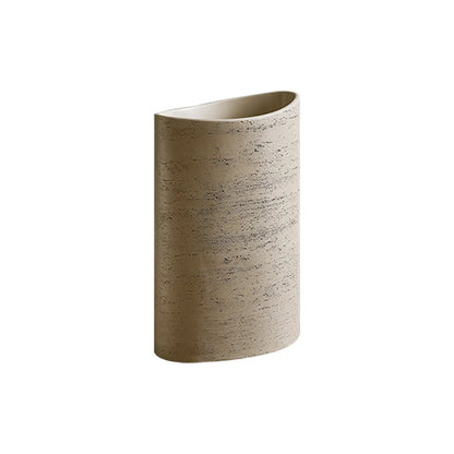 Design Sense Niche Artificial Stone Pillar Basin B & B Clubhouse Wabi Sandy Wind Travertine Integrated Floor-to-Floor Washbasin