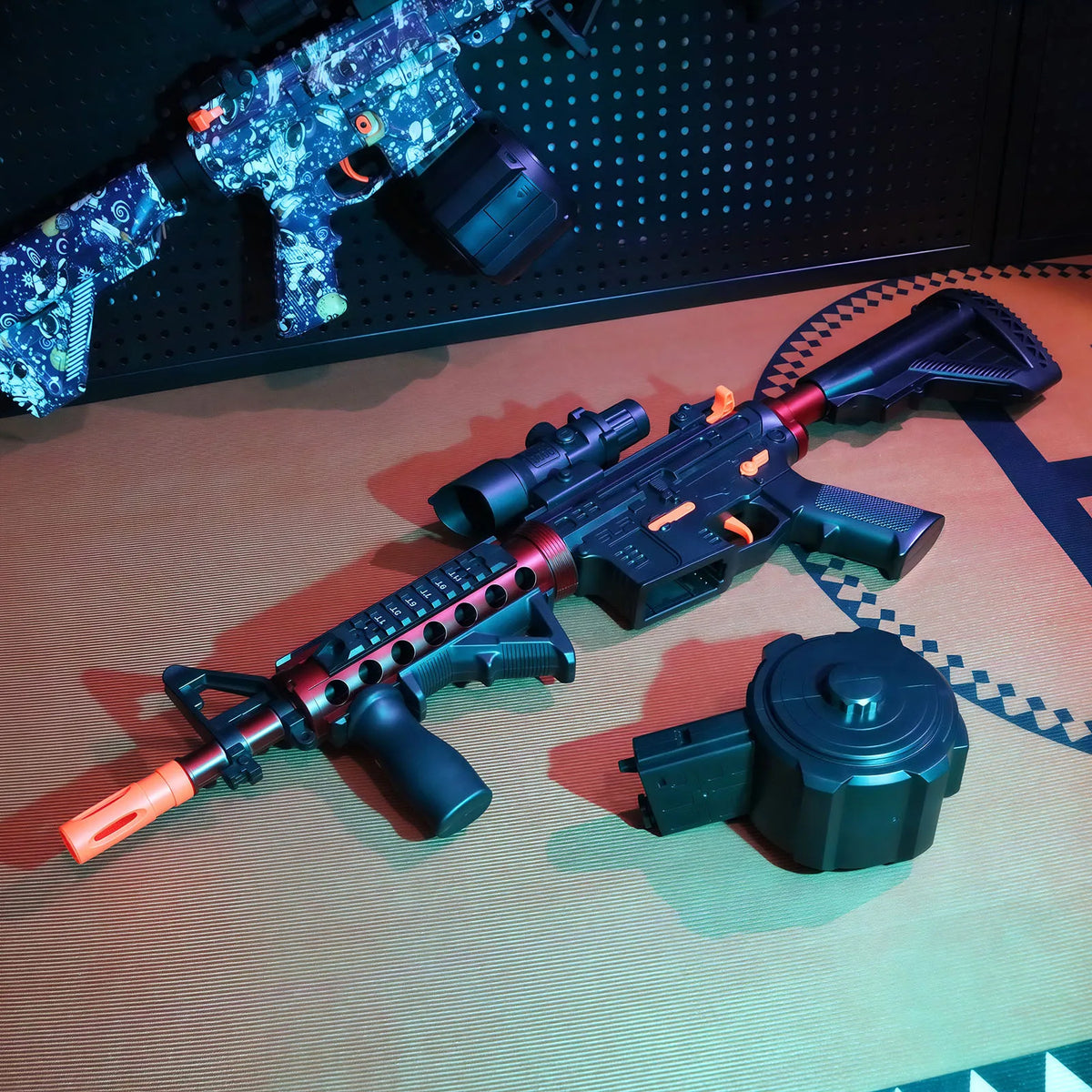 M416 Auto Electric GEL Blasters Rifle with Realistic Recoil -for Epic Outdoor Gel Ball Blaster War,Gift toy（No water bombs）