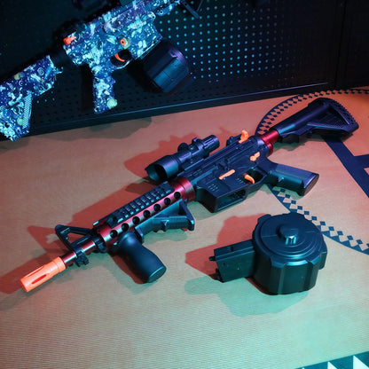 M416 Auto Electric GEL Blasters Rifle with Realistic Recoil -for Epic Outdoor Gel Ball Blaster War,Gift toy（No water bombs）