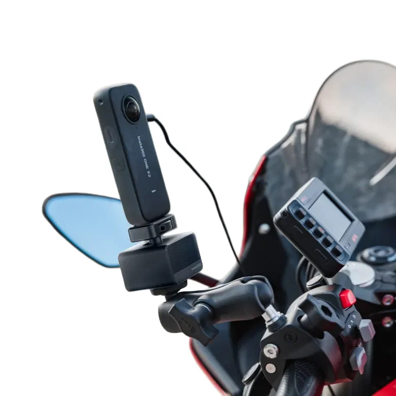 Insta360 Vibration Damper for X6 X5 X4 Air X4 GO Ultra, Mechanical Anti-Shake Stabilizer Mount for Motorcycle Camera