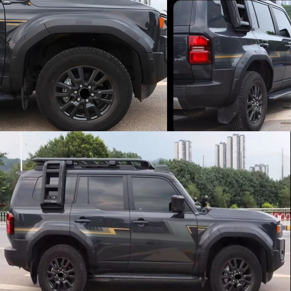 High Quality Auto Parts V2 Prado Wheel Arches Car Exterior Accessories for Toyota Prado Land Cruiser LC250 2024 2025 Fender Flar
