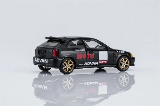MOTORHELIX 1:64 TYPE R Civic EK9 Die-Cast Car Model Miniature Gifts