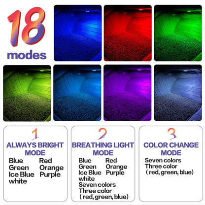 LED Car Interior Atmosphere Lamp Footwell Light Decoration Accessories For Porsche Macan 95B Cayenne 9YA 957 955 Boxster 987 911