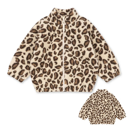2026 KS Autumn Winter Baby Girls Boys Lambswool Jackets Boys Embroidery Cartoon Outerwear Kids Clothes Children's Coats 1-9Yrs