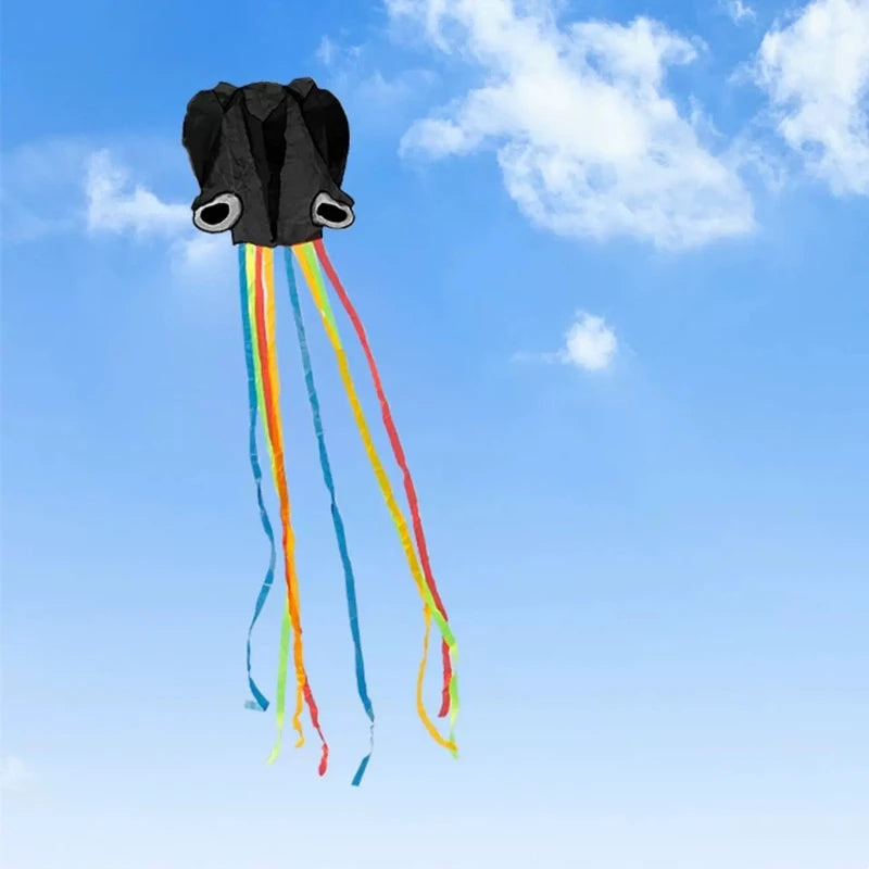 Dolphin kite flying nylon soft kite line animal kites inflatable kite reel outdoor toys Kite surfing beach kites sport parachute