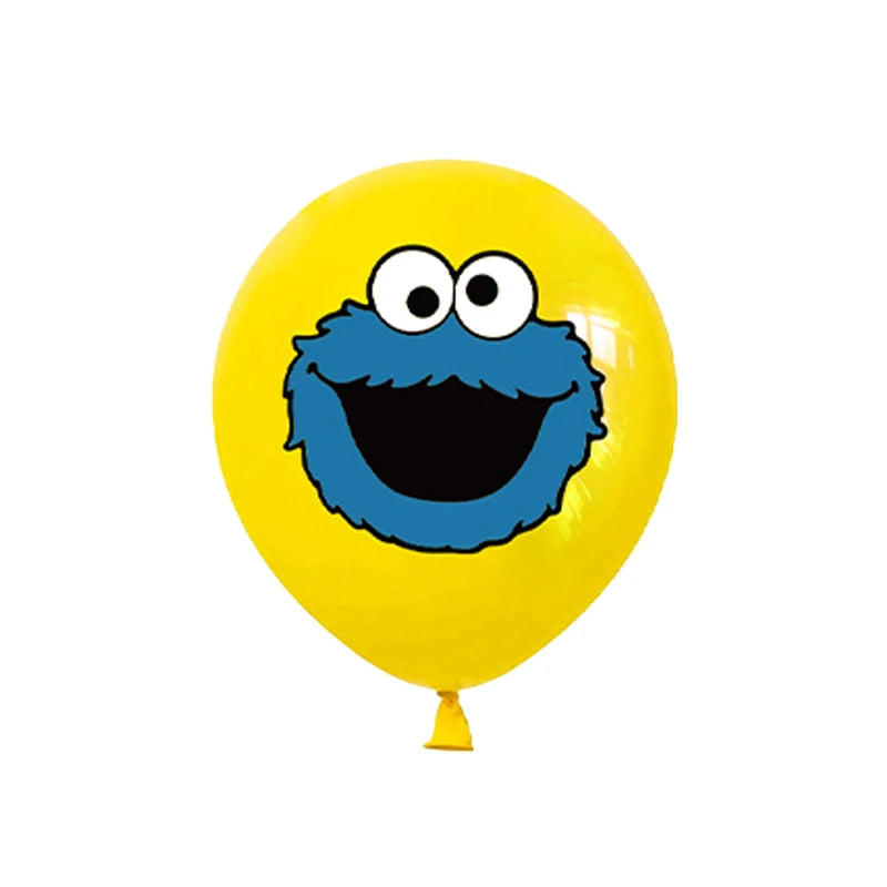 10pc 12Inch The New Sesame Street Latex Balloon Kids Birthday Party Decoration