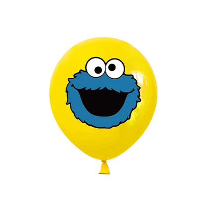 10pc 12Inch The New Sesame Street Latex Balloon Kids Birthday Party Decoration