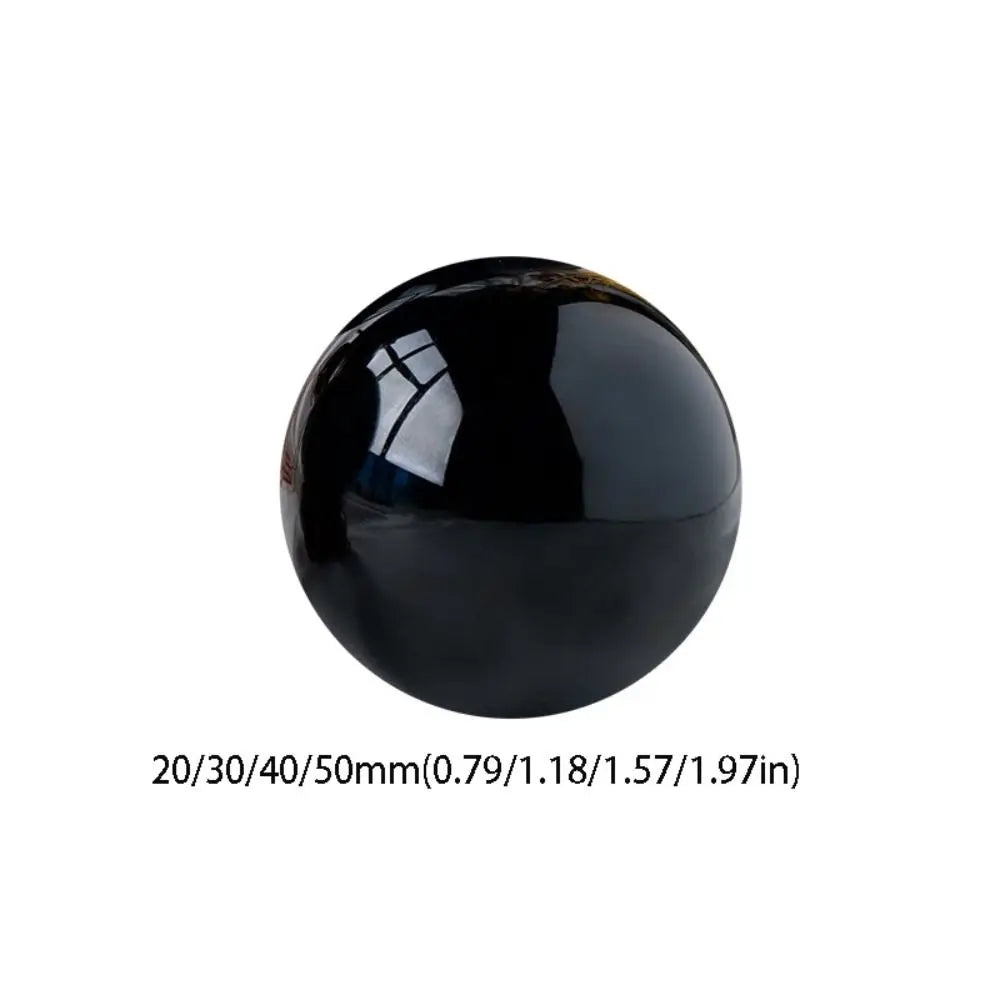 Natural Black Obsidian Sphere Large Crystal Ball Healing Stone Gemstone 30/40/50mm obsidian crystal decorative glass Home Decor