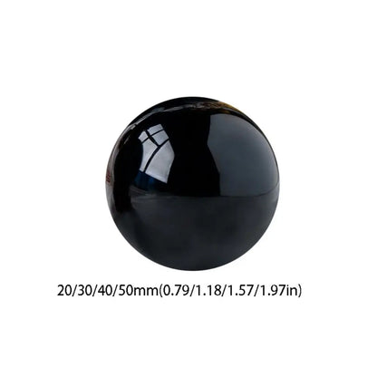 Natural Black Obsidian Sphere Large Crystal Ball Healing Stone Gemstone 30/40/50mm obsidian crystal decorative glass Home Decor