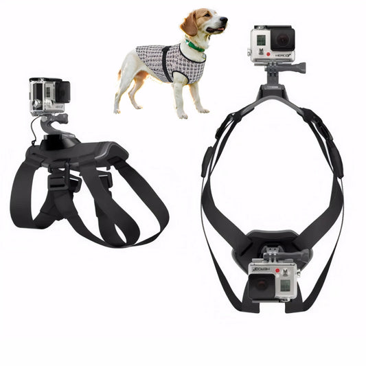 Adjustable Fetch Dog band for Gopro hero 13 12 11 10 9 Dog harness Chest Belt Strap Sports camera Mount Holder for SJCAM Xiaoyi