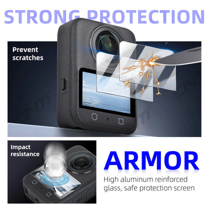 Tempered Glass Screen Protector, HD Anti-Scratch Protective Film for DJI Osmo 360 Camera Display