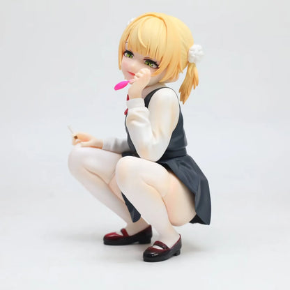 14cm Zhuli Love Pretty Girl Sauce Anime Girl Sexy Figure Model Doll Collection Ornaments Desk Decoration Toy Gift Adult Fans