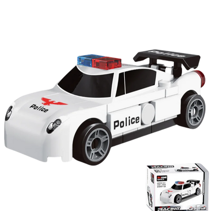 Racing Car Bus Engineering Vehicle Ambulance Pull Back Model Building Blocks Brick Toys Children Boys Compatible With Lego
