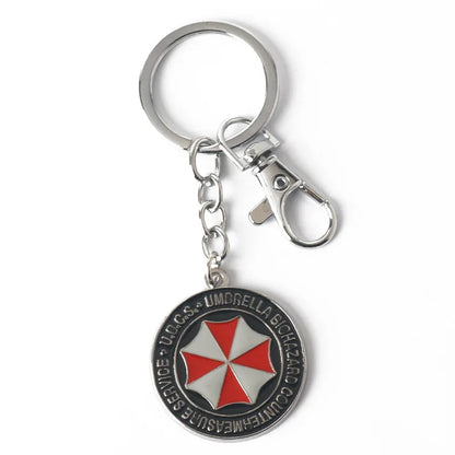 Resident Evil Metal Keychain Necklace Series STARS Badge Pendant 2026 Umbrella Corporation Cosplay Accessory Gift Collectible