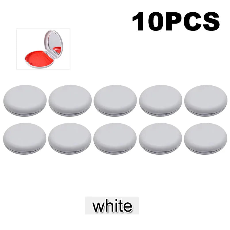 10Pcs Orthodontic Storage Case Portable Clear Aligner Retainer Case Teeth Protector Case Oral Hygiene Organizer
