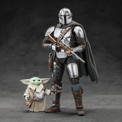 ZD Toys In Stock Star Wars The Mandalorian And Grogu Action Figure Movable Joints Collectible Model Desktop Display Toys Gift