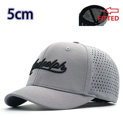 Back Closed Baseball Caps for Men and Women, Big Head and Small Head Hat, High Quality Headwear
