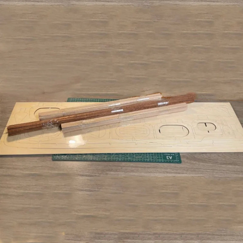 Assembled Ship Model G5 900mm Basswood Nesting Handmade DIY Remote Control Ship Model Speedboat Kit