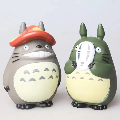 New Hot Anime Cartoon Totoro Peripheral 5pcs/set Trendy Figurine Office Desk Bedroom Bedside Table Decor Students Birthday Gifts