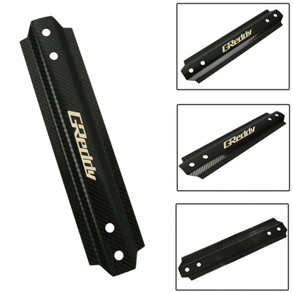 JDM New Greddy Style Racing Carbon Fiber Aluminum Car Battery Tie Down Mount Bracket Brace Bar For Universal Auto Car Accessorie