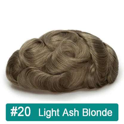 iLace Silk Base Men Toupee Swiss Lace Front 100% Human Hair Natural Hairline Male Capillary Prosthesis Wig Men Hair System