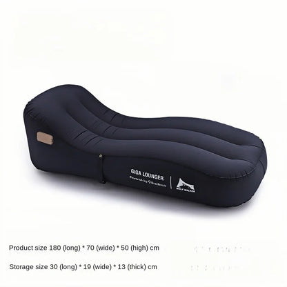 One Click Automatic Inflatable Lounge Chair, Lightweight Inflatable Sofa for Travel - USB Rechargeable, Outdoor Camping Sofa Bed
